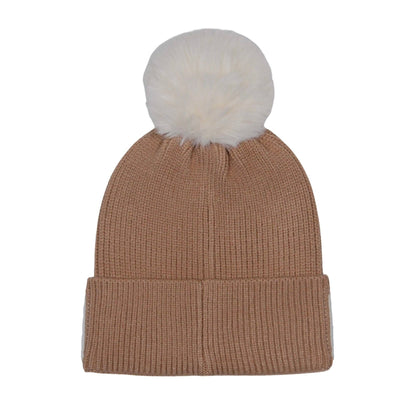 HatPhile Dog Mom PomPom Knit Beanie – Cozy Toque Stocking for Moms