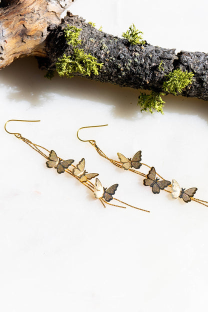 Give Me Butterflies Earring - 18K Gold Plated