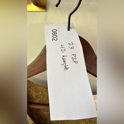 Brown/Black Giraffe Print Cotton Midi Dress, Size L | 0802