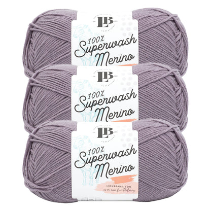 Lion Brand Yarn LB Collection Superwash Merino 3Pack