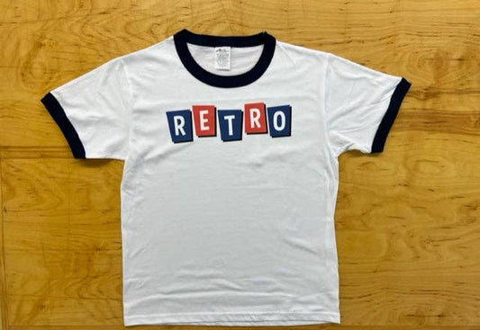 So Retro! Navy Ringer