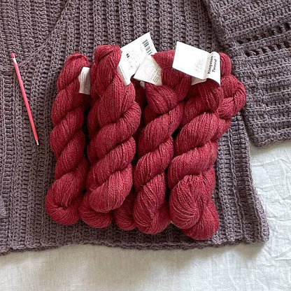 Kingston Tweed wool alpaca blend yarn - DK weight 194 yards each