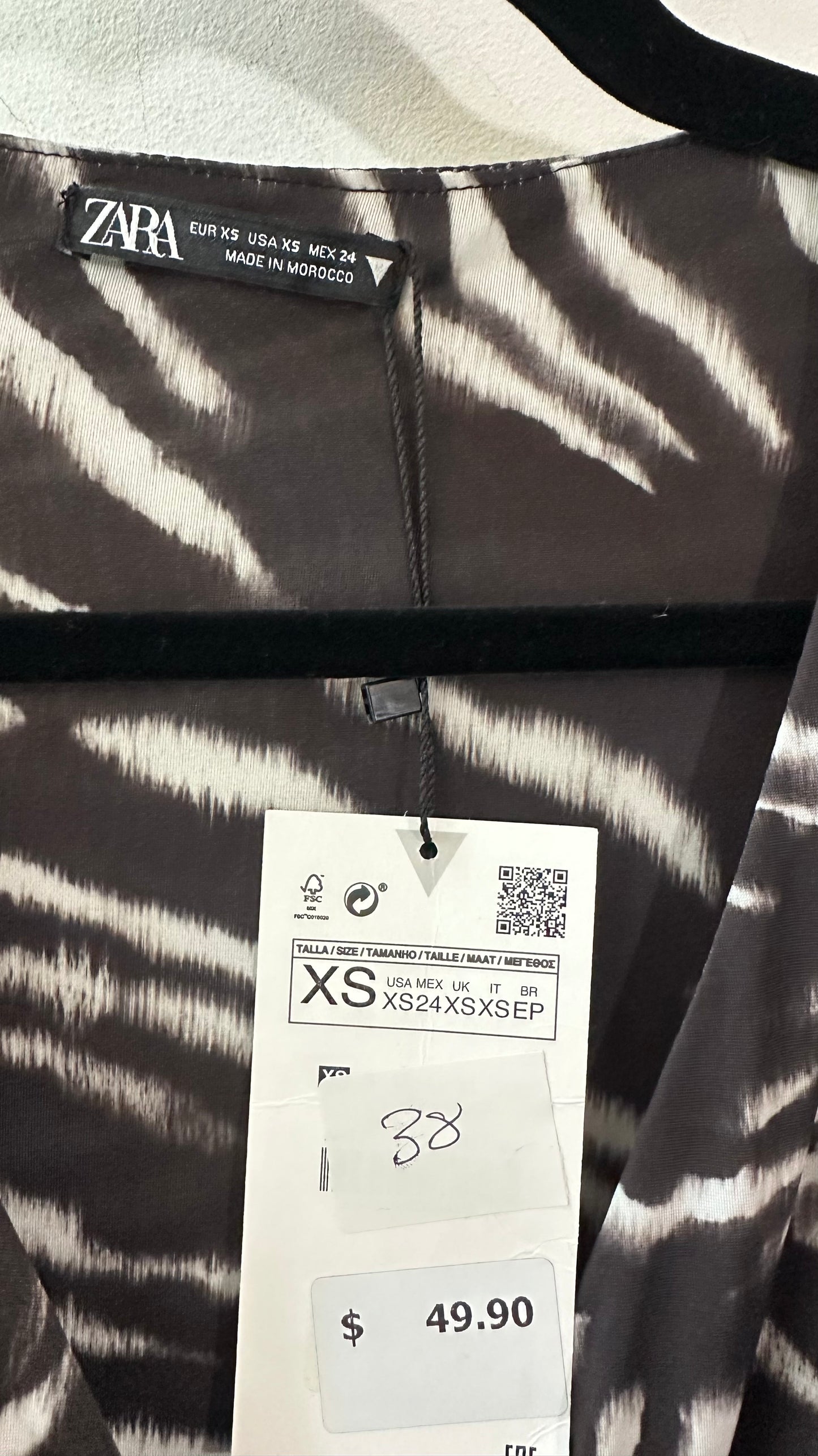 Zebra cute small dress