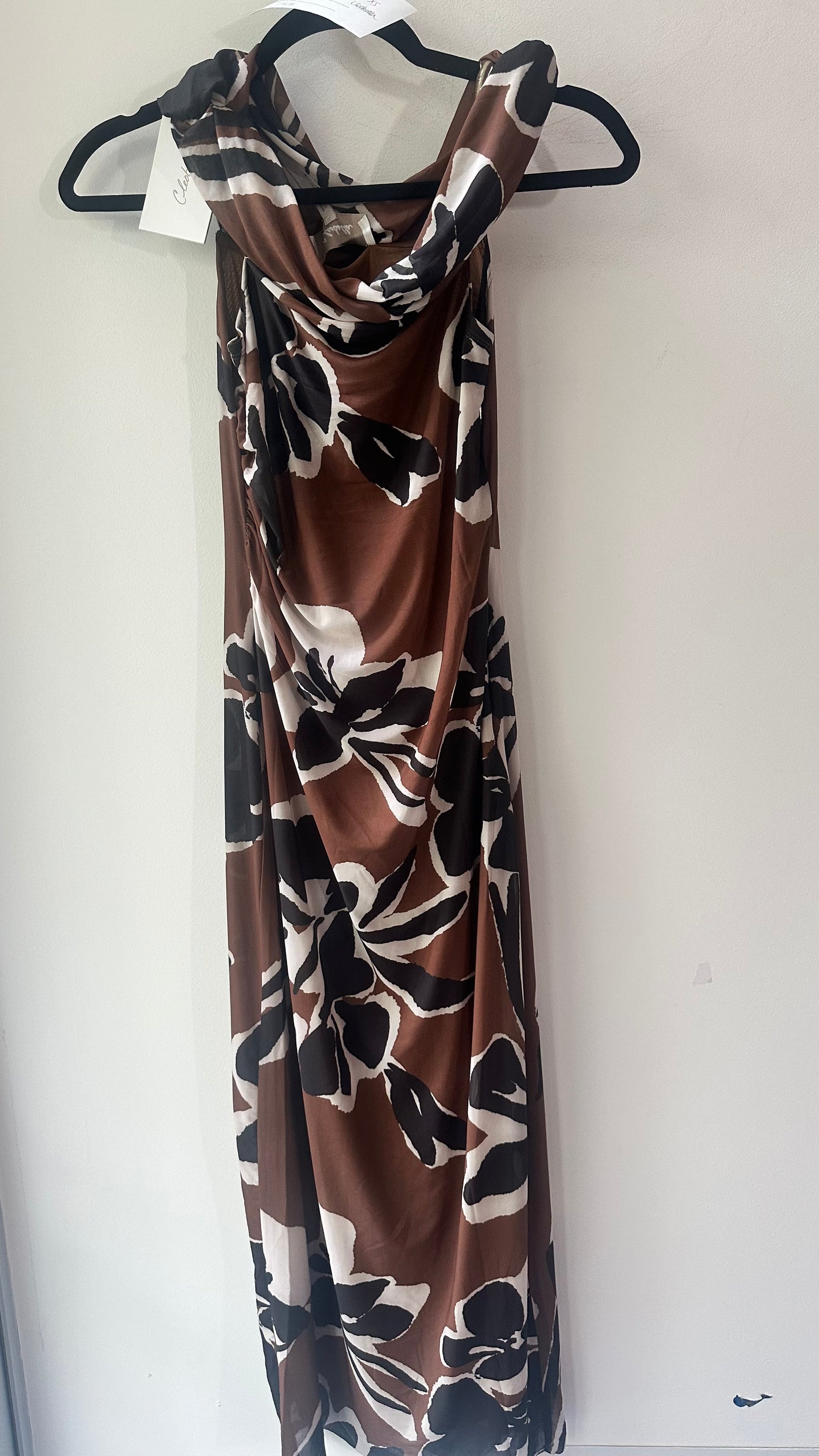 Floral maxi Dress. Bodycon