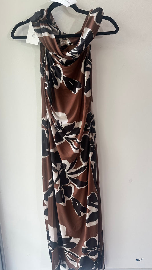 Floral maxi Dress. Bodycon