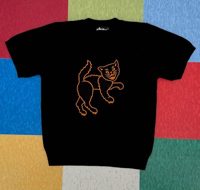 Scaredy Cat Black Sweater