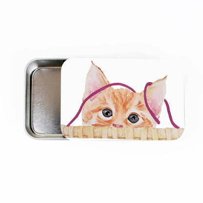 Kitten Stitch Marker Storage Tin