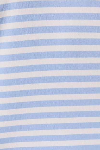 SHORT SLEEVE ROUND NECK OVERSIZED STRIPE T-SHIRT