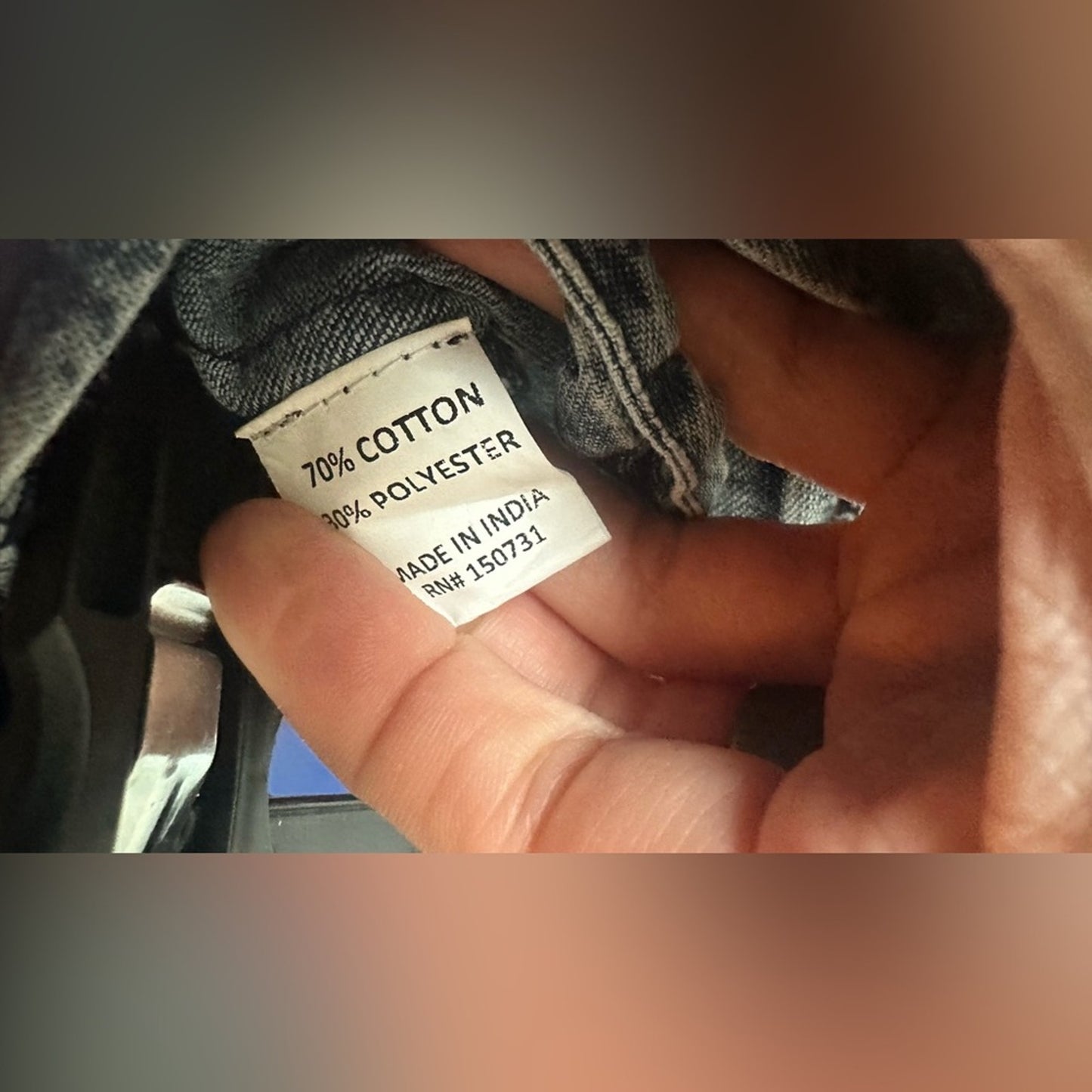 Black & White Patchwork Tiered Skirt denim. Medium. 001