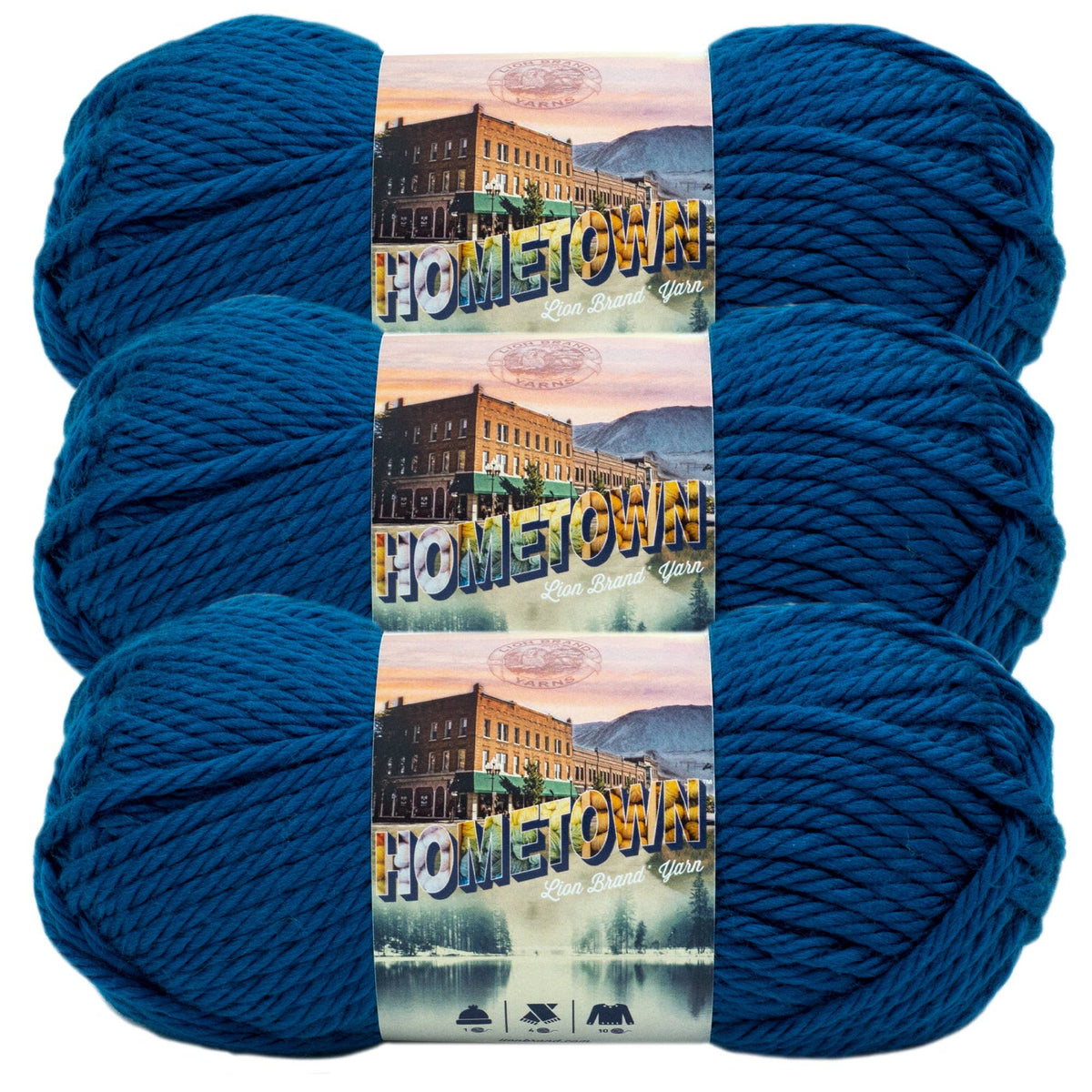 Lion Brand Yarn Hometown 3 Pack