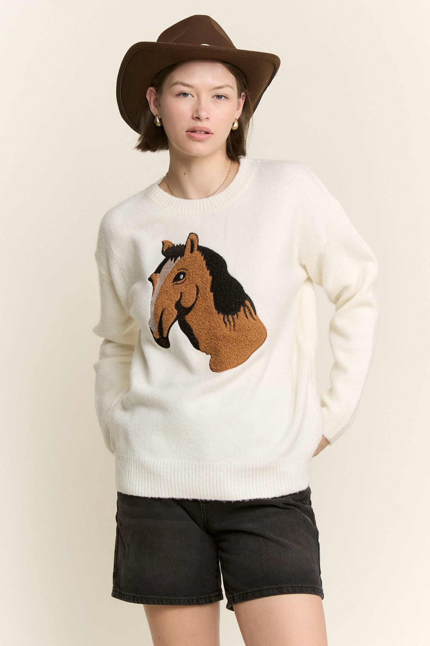 HORSE KNIT SWEATER