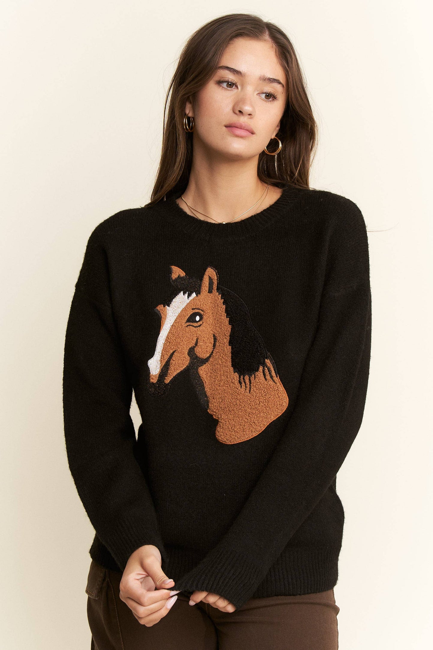 HORSE KNIT SWEATER