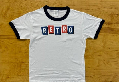 So Retro! Navy Ringer