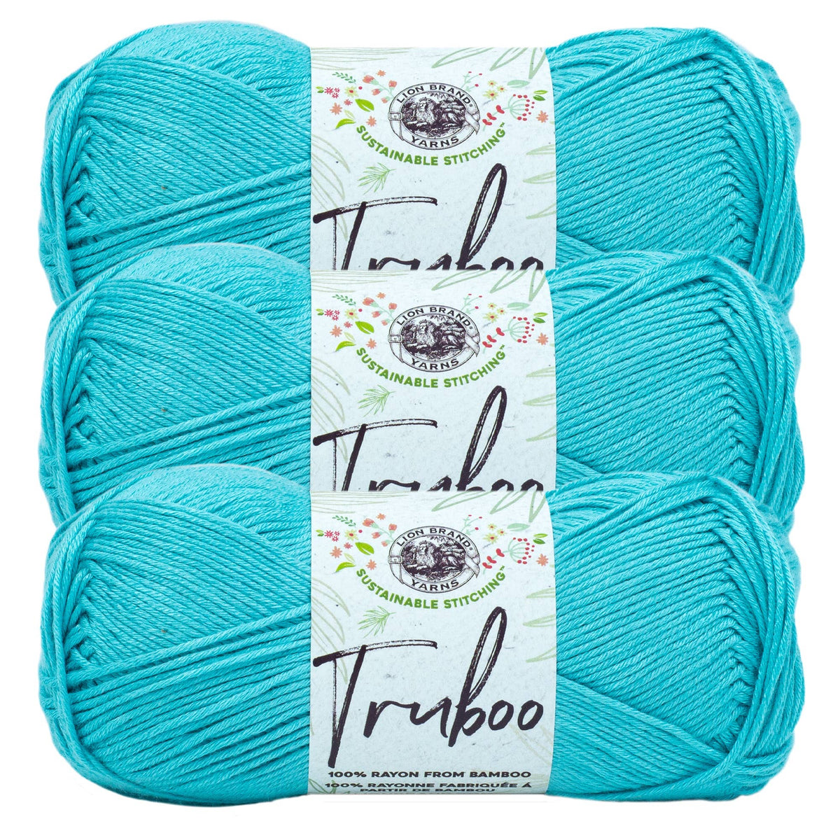 Lion Brand Yarn Truboo 3 Pack