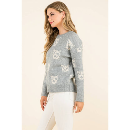 Cat Pattern Sweater