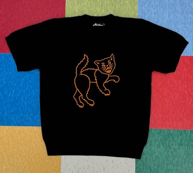 Scaredy Cat Black Sweater