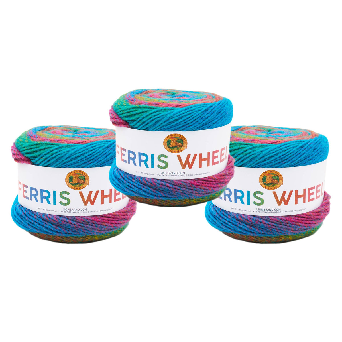 Lion Brand Yarn Ferris Wheel 3 Pack