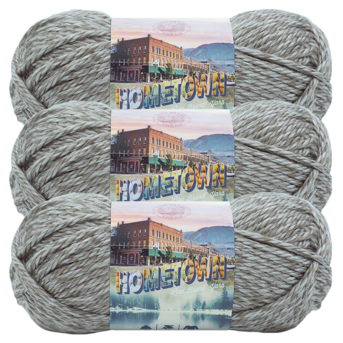 Lion Brand Yarn Hometown 3 Pack