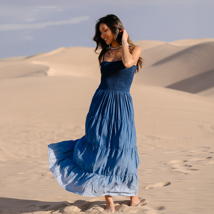 Ocean Mist Rayon Mai Tai Maxi Dress