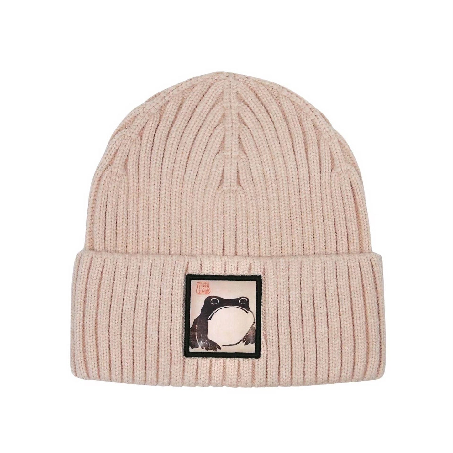 HatPhile Matsumoto Hoji Japanese Frog Patch Art Beanie