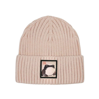 HatPhile Matsumoto Hoji Japanese Frog Patch Art Beanie