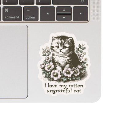 Rotten Kitty Cat Feline Cute High Quality Vinyl Sticker