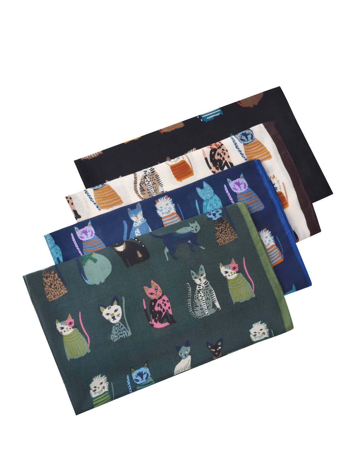 Scarvii - Cute Cartoon Cat Pattern Scarf