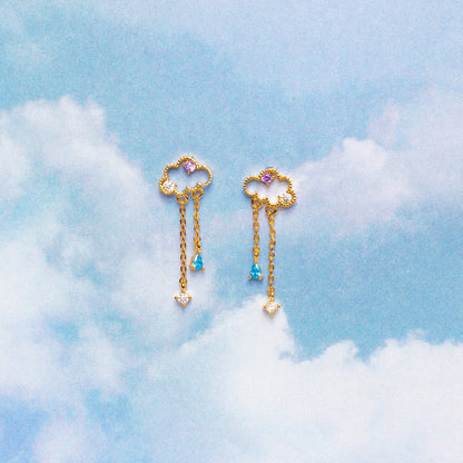 Reigning Clouds Dangle Earrings