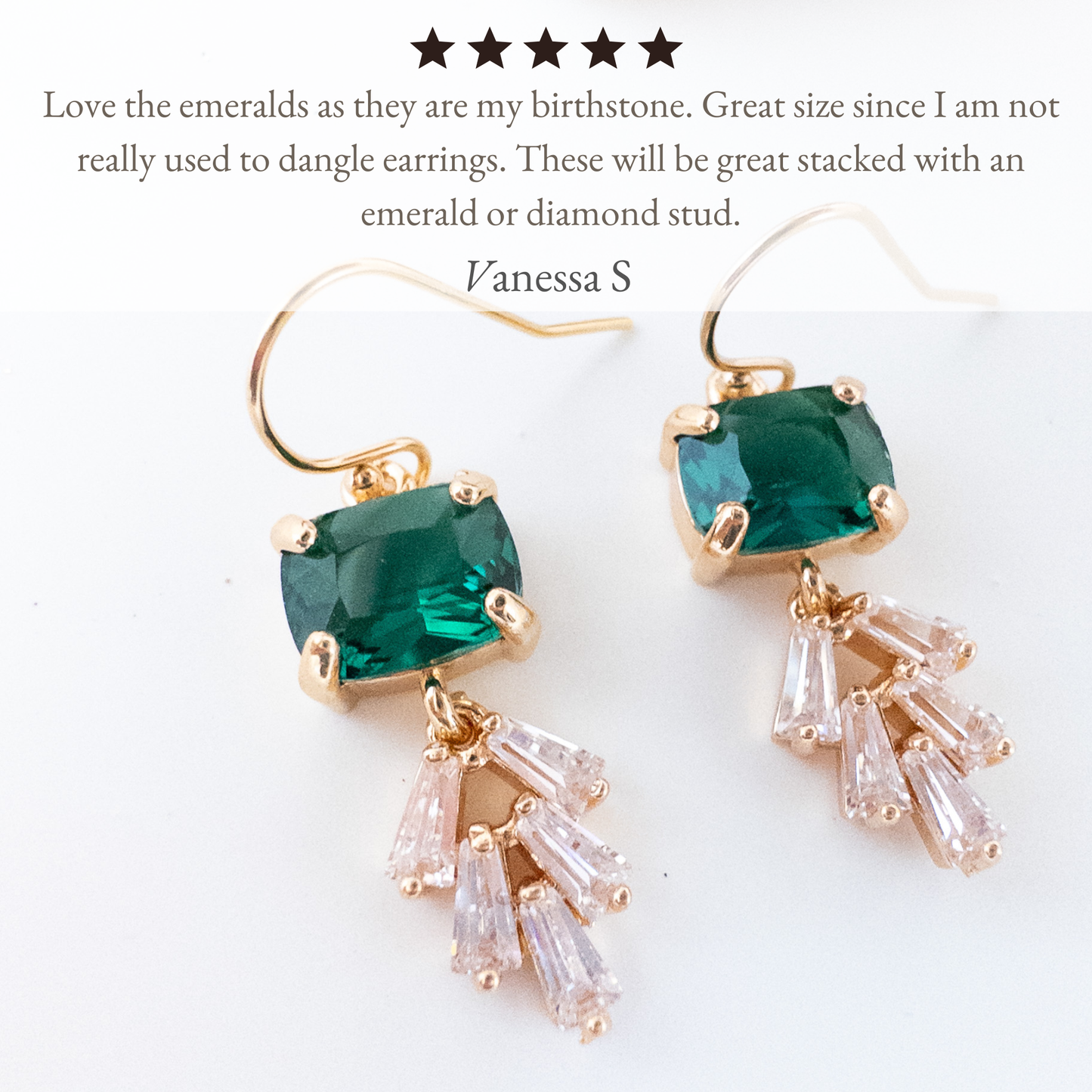 Purple Drop Earrings Gold Crystal Earrings Hypoallergenic 