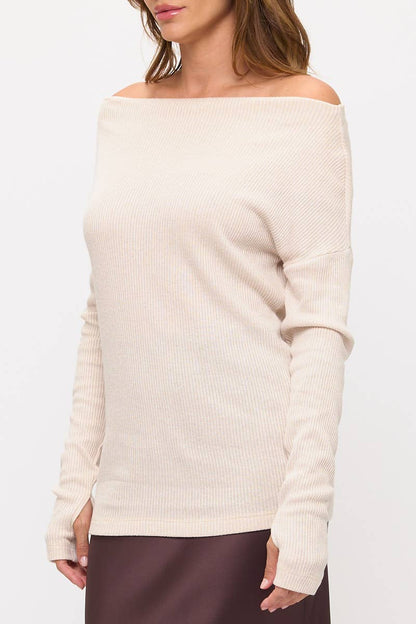 Made In The USA Off The Shoulder Sweater