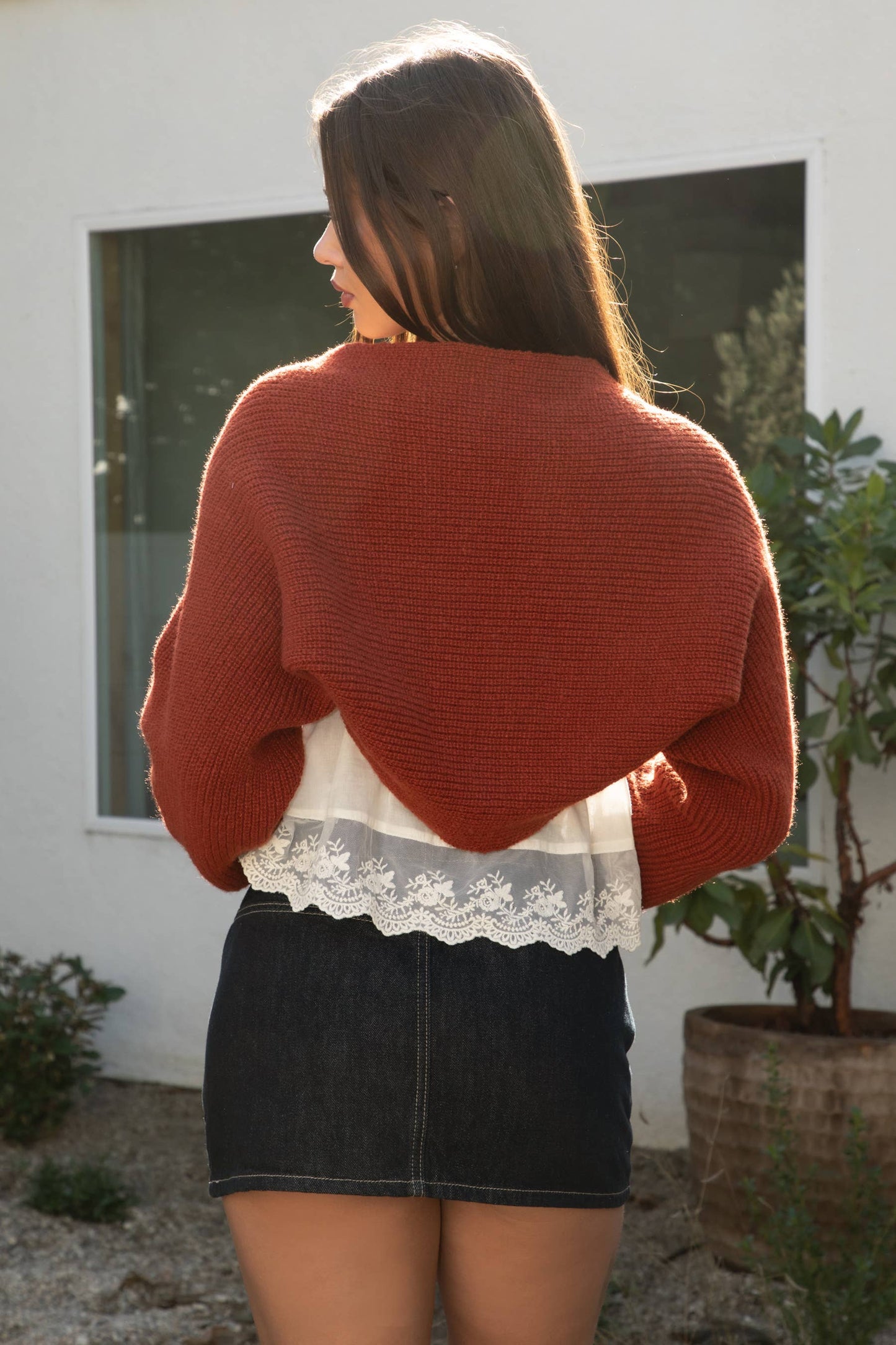 FLUFF Shrug Style Cardigan Bolero