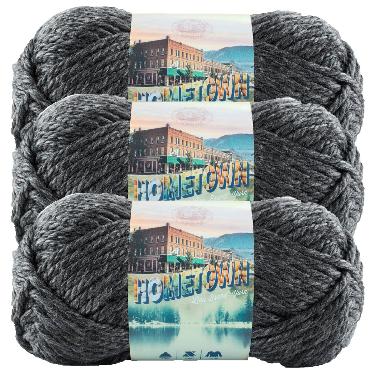 Lion Brand Yarn Hometown 3 Pack
