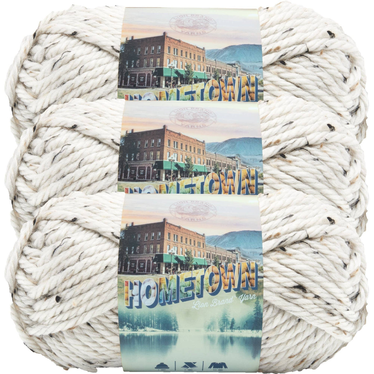 Lion Brand Yarn Hometown 3 Pack