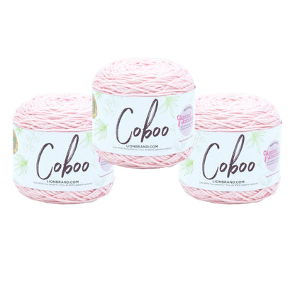 Lion Brand Yarn Coboo Pink 3 Pack