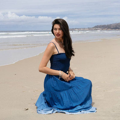 Ocean Mist Rayon Mai Tai Maxi Dress