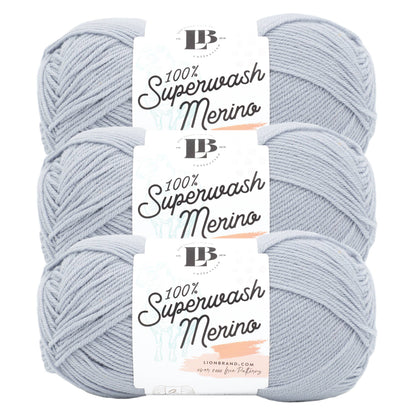 Lion Brand Yarn LB Collection Superwash Merino 3Pack