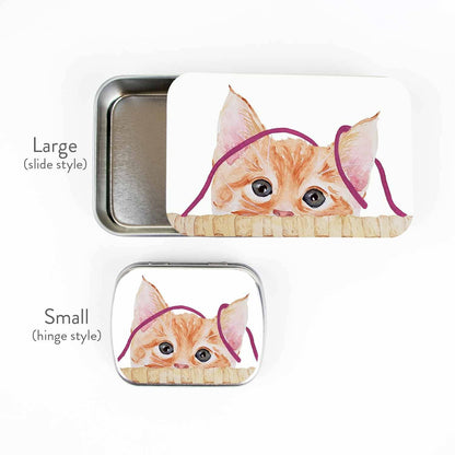 Kitten Stitch Marker Storage Tin