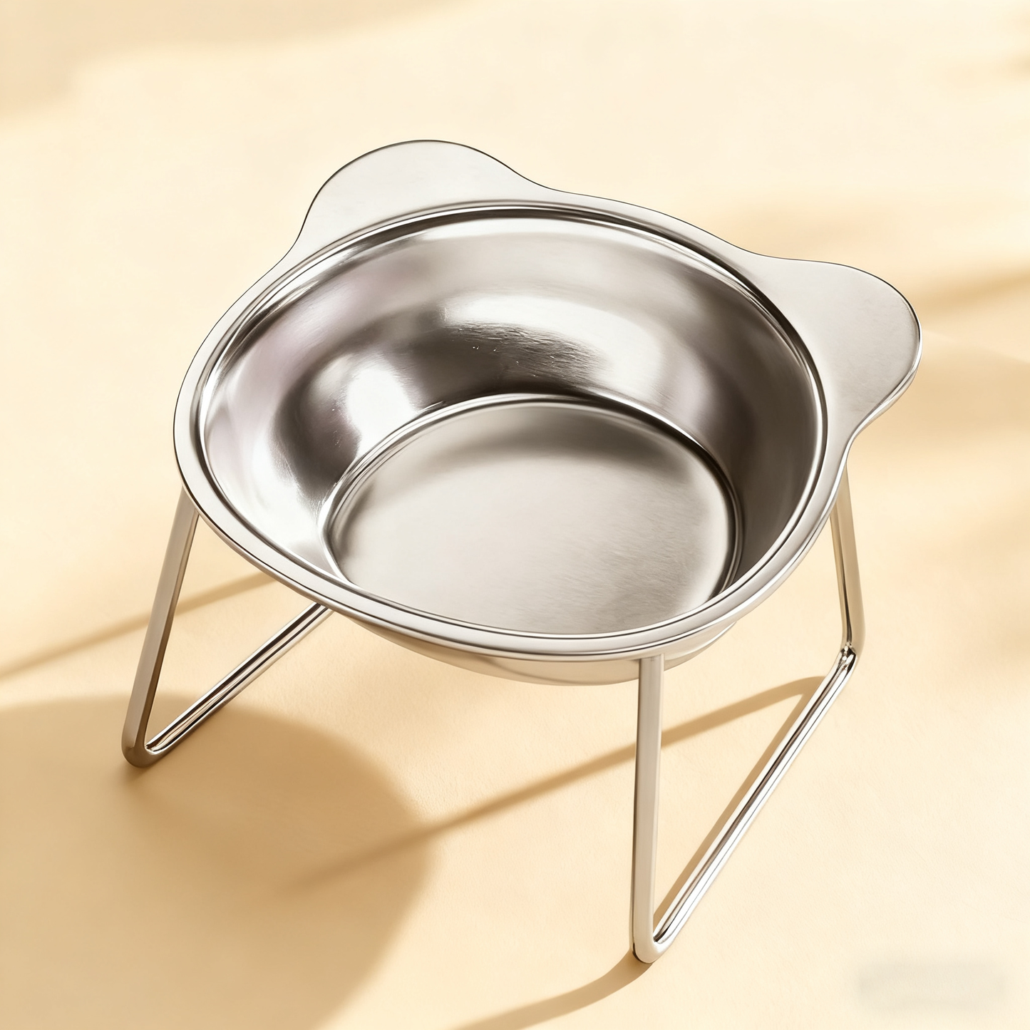 Elevated 304 Stainless Steel Anti-Spill Pet Bowl_CWMM6255