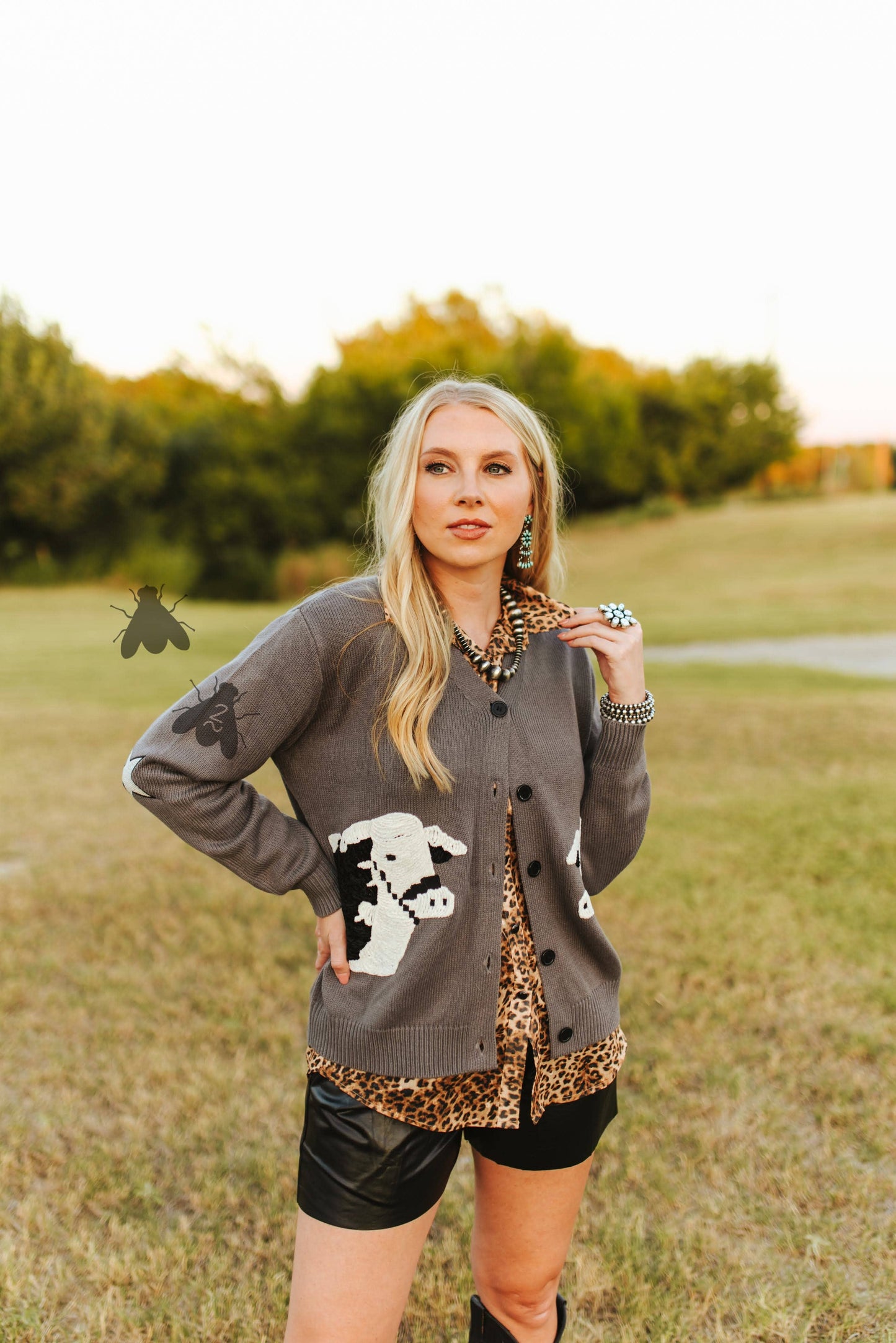 CATTLE CARDI *BLK BALDY