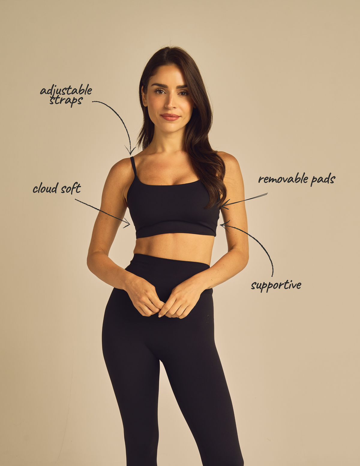 Luxe Compression Sports Bra