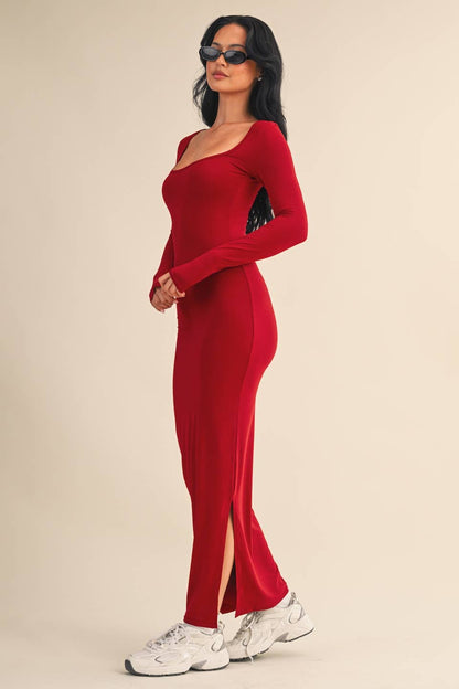 Soft Knit Jersey Maxi Dress