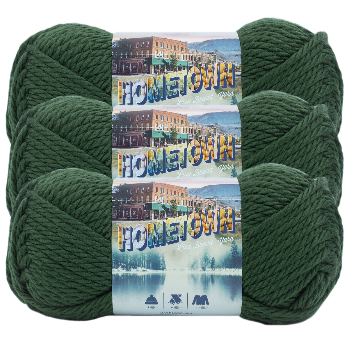 Lion Brand Yarn Hometown 3 Pack