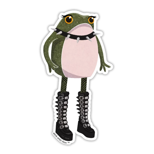 Goth Frogson Sticker