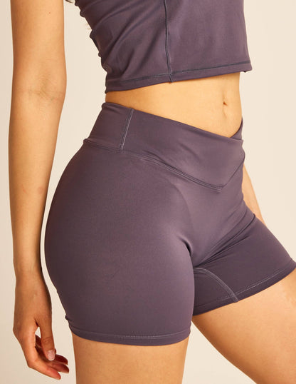 Luxe Compression Crossover Biker Shorts