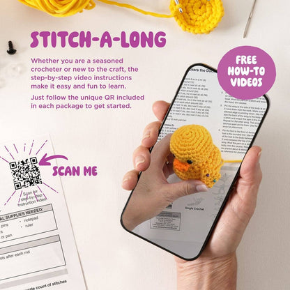 Bucilla ® Amigurumi Crochet Kit - Dan the Dino 5"