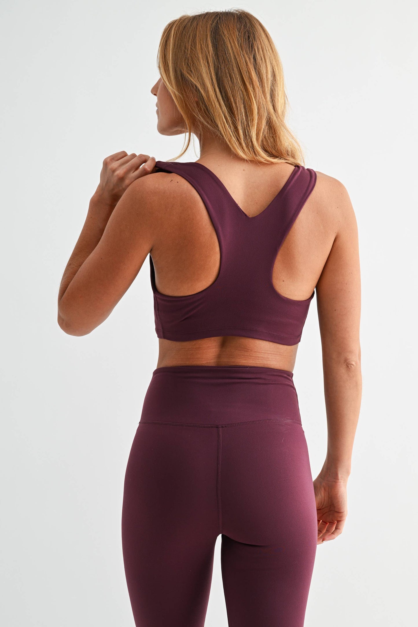Venice Cloud Light Square Neck Sports Bra