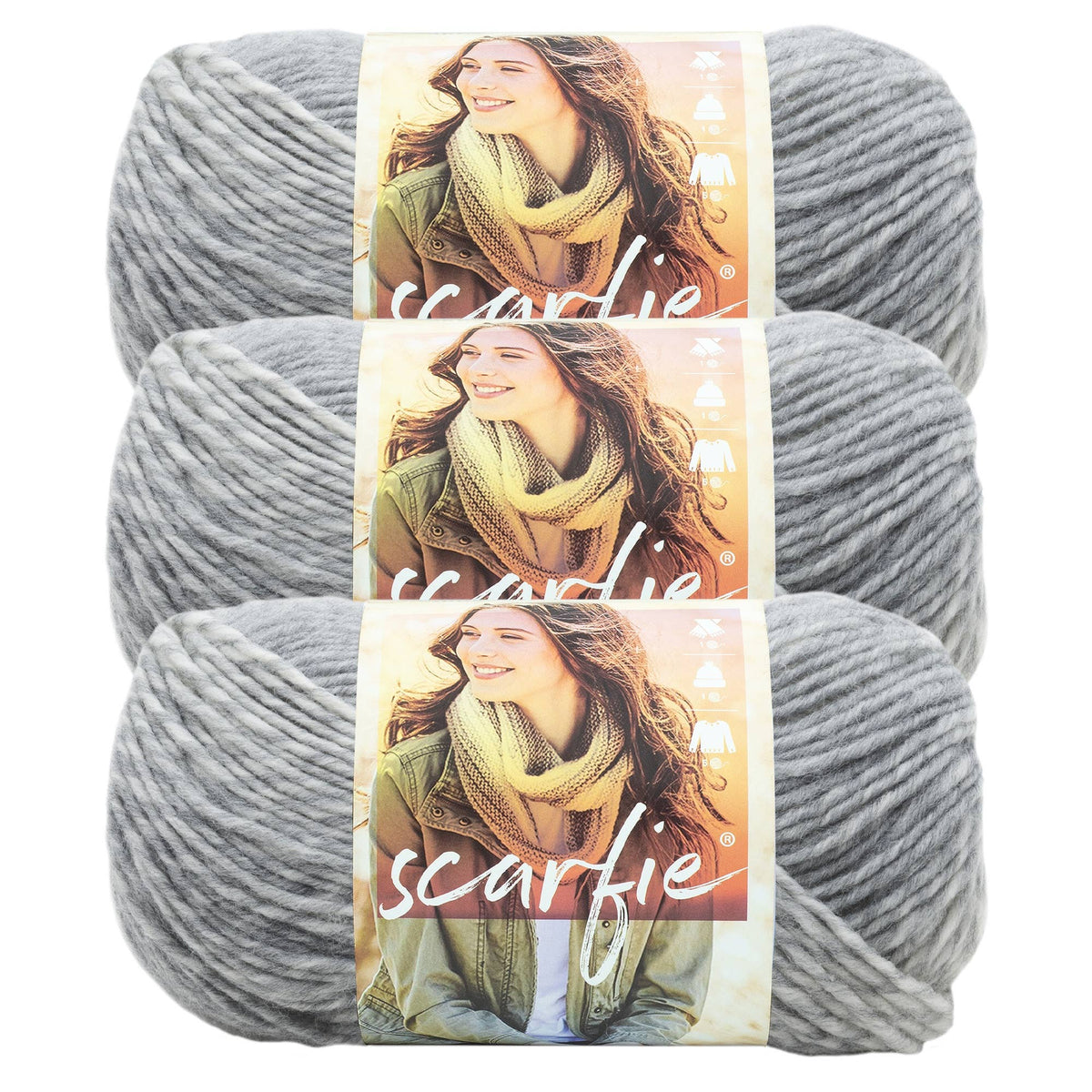 Lion Brand Yarn Scarfie 3 Pack