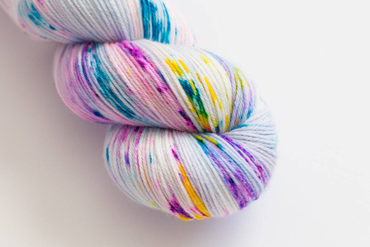 Pool Party Hand Dyed SW Merino Nylon Yarn
