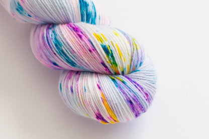 Pool Party Hand Dyed SW Merino Nylon Yarn