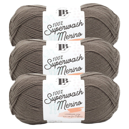 Lion Brand Yarn LB Collection Superwash Merino 3Pack
